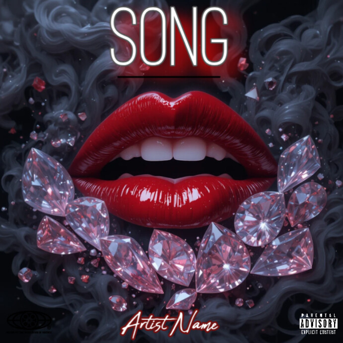 LIPS MIXTAPE COVER Template | PosterMyWall