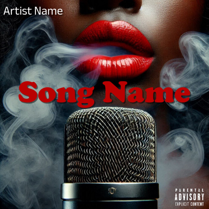 Lips mixtape cover Template | PosterMyWall