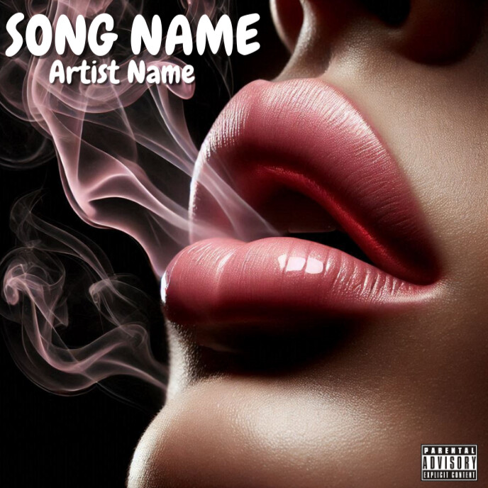 Lips Mixtape Cover Template | PosterMyWall