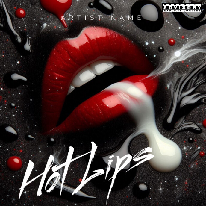 Lips mixtape cover Template | PosterMyWall