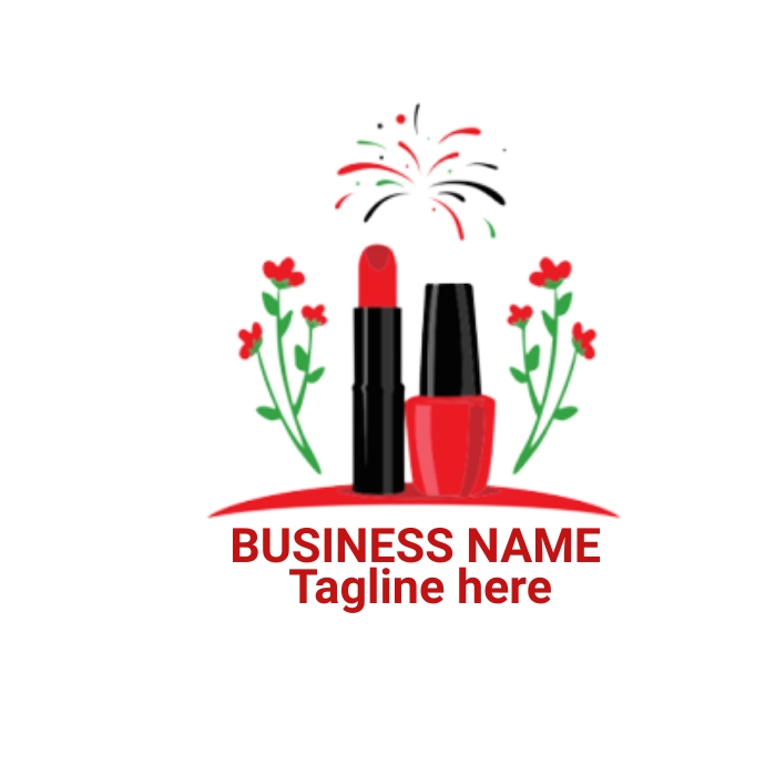 lipstick logo template