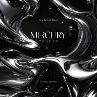 Black Album Cover ปกอัลบั้ม Template
