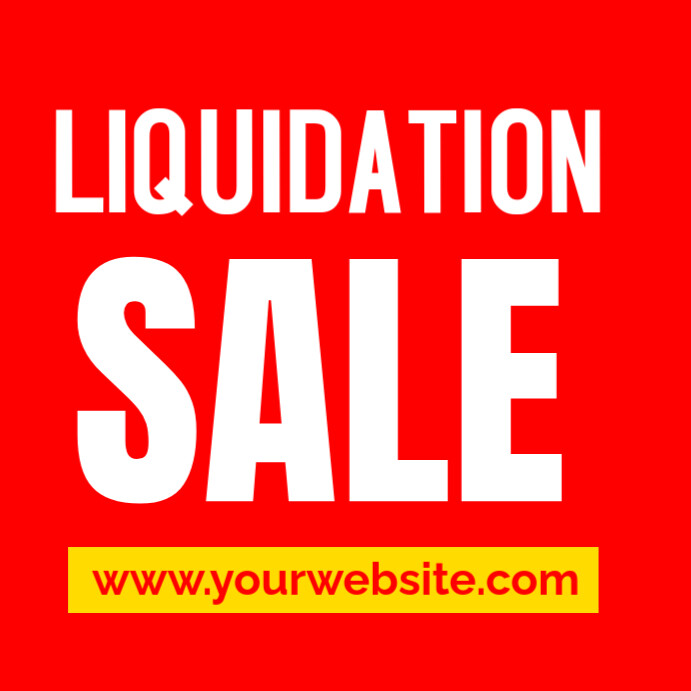 Liquidation Sale Template | PosterMyWall