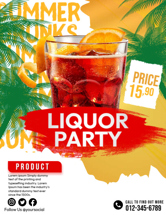 Liquor Party Instagram Template | PosterMyWall