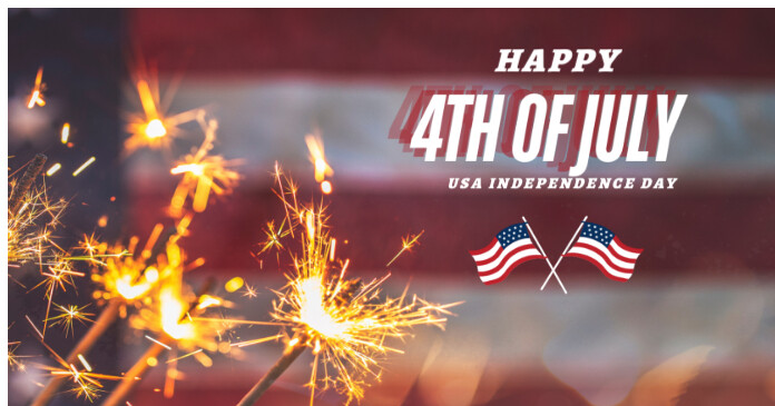 List-based 4th Of July Post Facebook Shared Image template