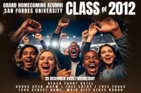 List-based Class Reunion Poster template