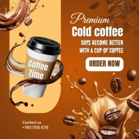 List-based Coffee Advertisement  Logo template