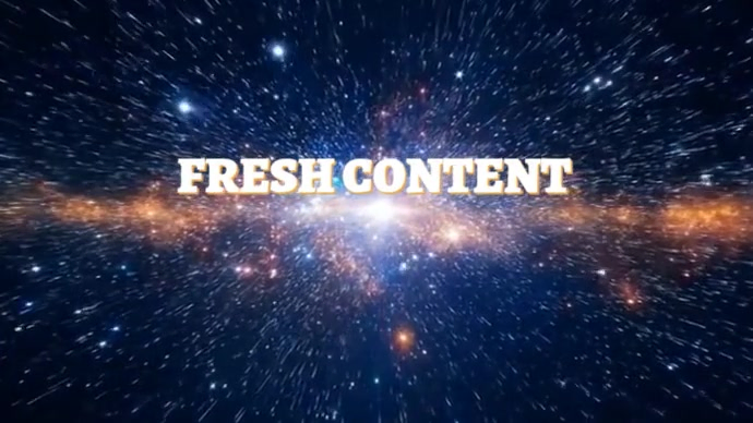 List-based Fresh Content Digital Display (16:9) template