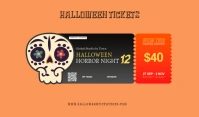 List-based Halloween Ticket Tag Tanda template