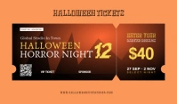 List-based Halloween Ticket Tag Tanda template