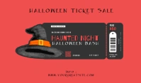 List-based Halloween Ticket Tag Tanda template