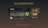 List-based Halloween Tickets Tag Tanda template