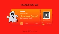 List-based Halloween Tickets Tag template