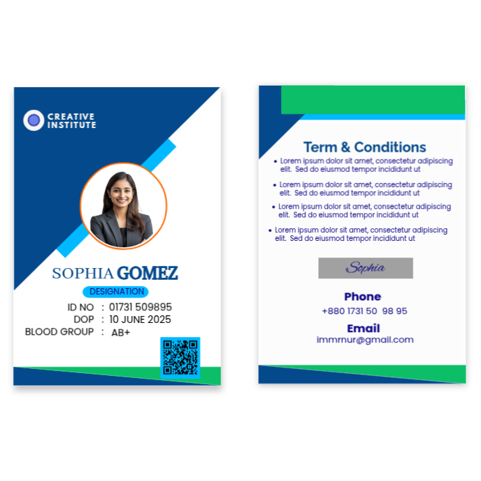 Modèle List-based Id Card Instagram Post | PosterMyWall