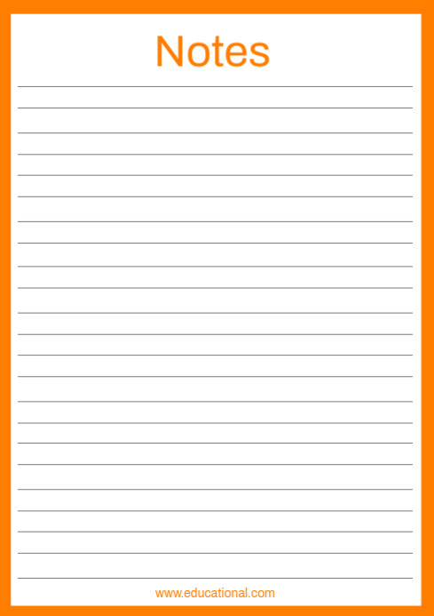 A4 Note Layout Copy of List-based Note Page A4 | PosterMyWall