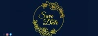 List-based Save The Date Event  Facebook Cover Photo template