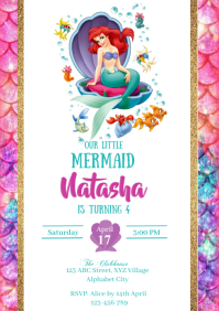 Little mermaid Template | PosterMyWall