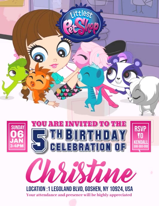 Littlest Pet shop Template | PosterMyWall