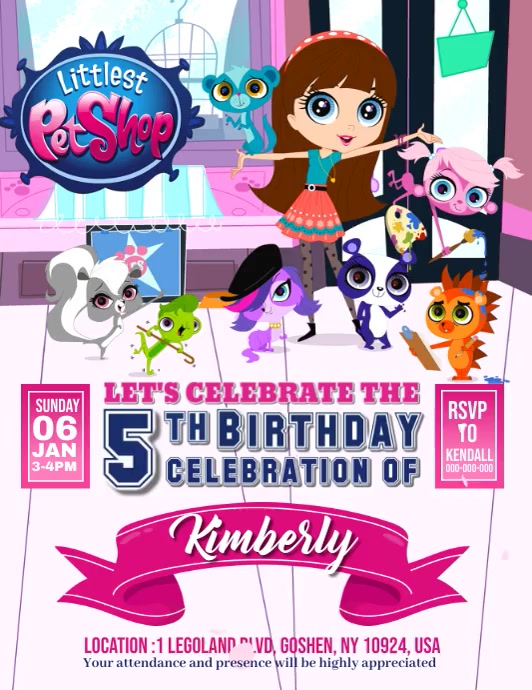 Littlest Pet shop Template | PosterMyWall