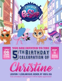Littlest Pet shop Template | PosterMyWall