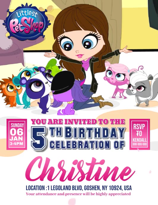 Littlest Pet shop Template | PosterMyWall