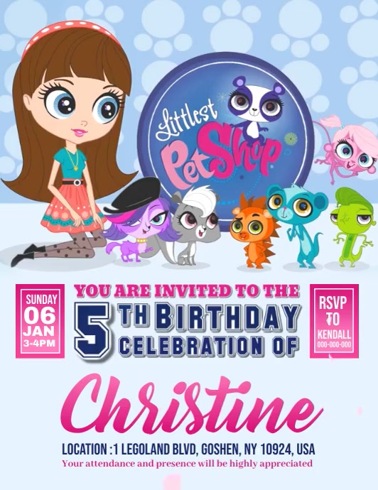 Copy of Littlest Pet shop | PosterMyWall
