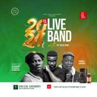 Live Band Concert Message Instagram template