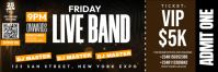Live Band Friday Ticket Email Header template