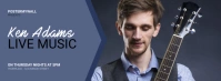 Live Concert Advert Facebook Cover Template