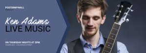 Live Concert Advert Facebook Cover Template