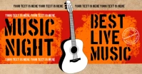 LIVE CONCERT BANNER Facebook Shared Image template