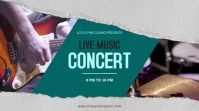 Live concert music fest template Digital Display (16:9)