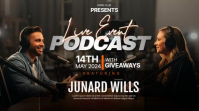 Live Event Podcast Featuring Junard Wills YouTube Thumbnail template