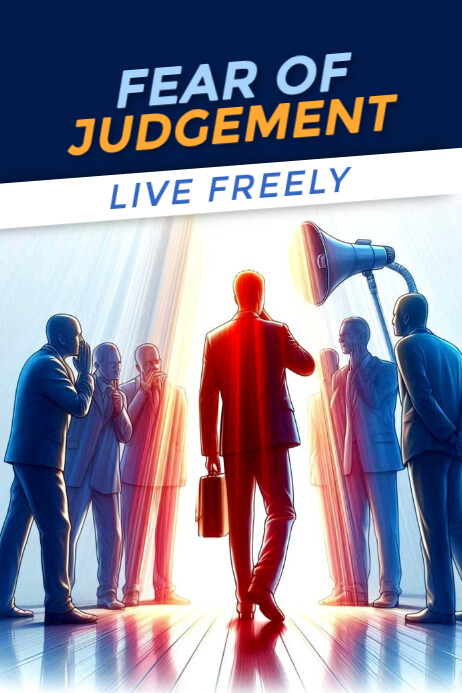 Live freely Poster template