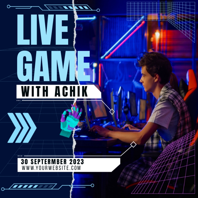 Game Post Examples Live game Instagram post Template | PosterMyWall
