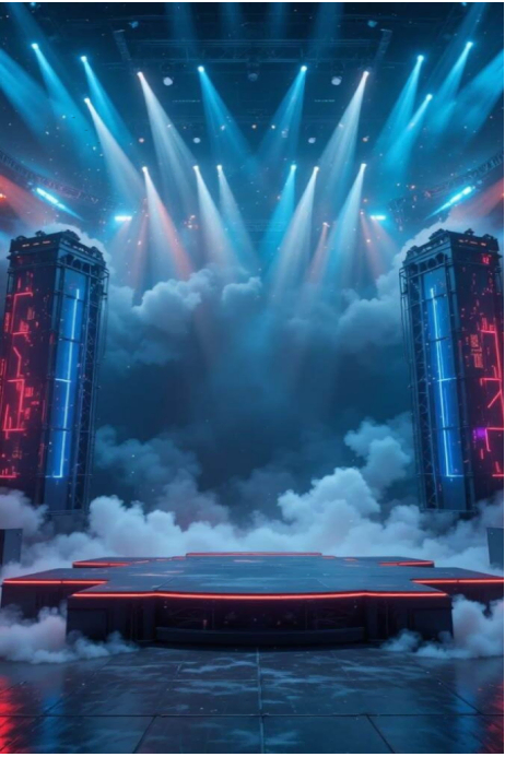 Concert Stage Setup Posters Template | PosterMyWall