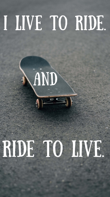 Live life to ride Instagram story template | PosterMyWall