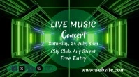 Live Music Concert Digital Display งานแสดงผลงานแบบดิจิทัล (16:9) template