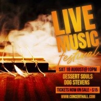 Live Music Concert - Instagram Post Template