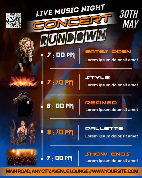 Live Music Night Template | PosterMyWall