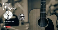 live music Facebook Shared Image template