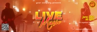Live Music Twitter-header template