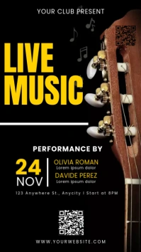 Live Music Instagram Story template