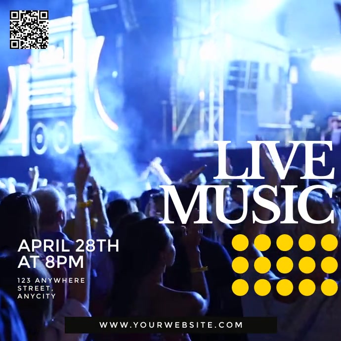 Live Music Posts Live Music Template | PosterMyWall