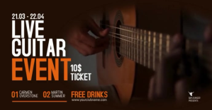 Live Music Flyer Facebook Event Cover template