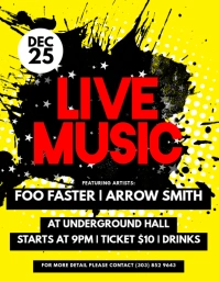 Live Music Flyer