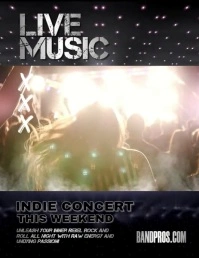 Live Music Indie template