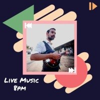 Live Music Social Media Post Template | PosterMyWall