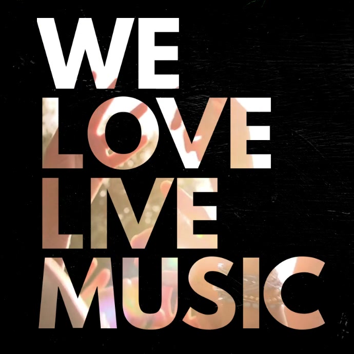 Live Music Video Template PosterMyWall