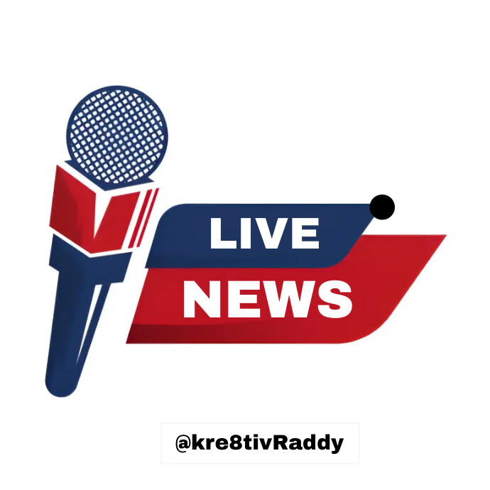 Live News Logo โลโก้ template